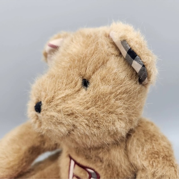 Authentic Burberry Teddy Bear Nova "B" Plush Beige 9" Stuffed Animal - Picture 10 of 13
